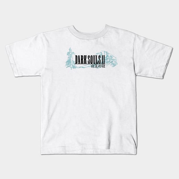 Dark Fantasy II - Ivory King Kids T-Shirt by GurrenSwagann